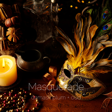 Load image into Gallery viewer, Masquerade : damask plum + oud