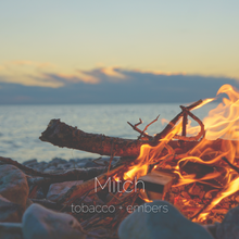 Load image into Gallery viewer, Mitch : campfire wisdom + pipe smoke