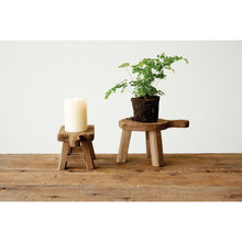 Load image into Gallery viewer, Rectangle Wood Pedestal with Handle + Legs
