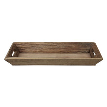 Load image into Gallery viewer, Rustic Wood Tray with Handles
